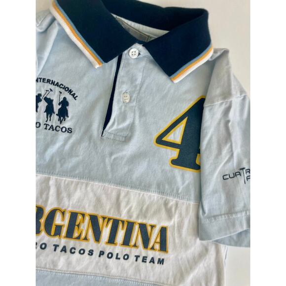 ARGENTINA CUATRO TACOS POLO TEAM SHIRT COLLARED #4 SIZE XS EQUESTRIAN HORSE RIDE - Picture 10 of 15